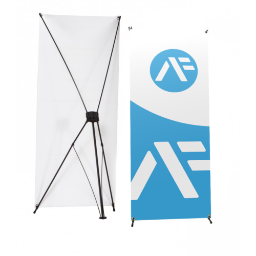 AF X Banner ECO einseitig 01 - Flaggen / Fahnen Online Shop