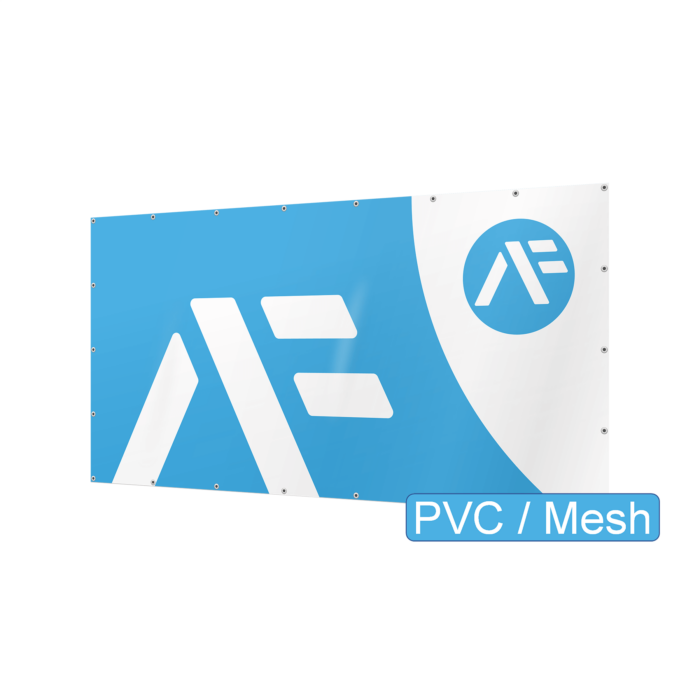 Banner Transparent Querformat PVC Mesh 2 1
