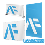 Transparente Banner PVC Mesh klein 1