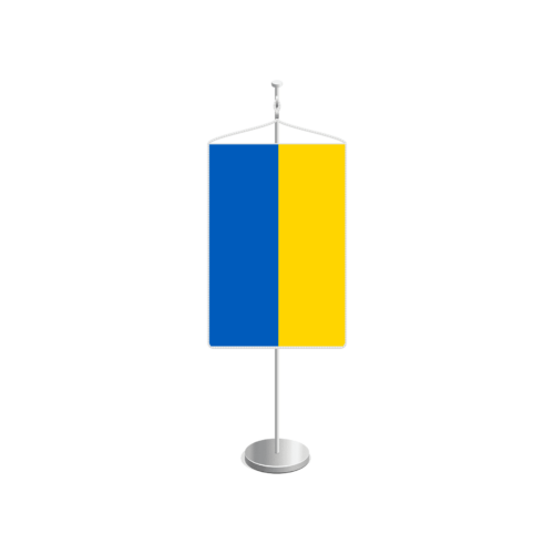 Ukraine Fahne Tisch Banner - Flaggen / Fahnen Online Shop
